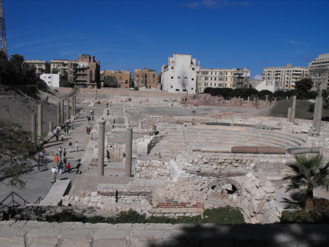  Roman ruins in Alexandria