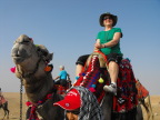  Susan on a camel