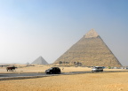  The pyramids of Khafre, Menkaure, and the latter's queen