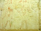  Carvings cover the surfaces in the Saqqara necroplis; some retain their original colors