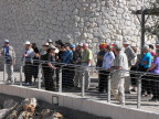  Guide Galila describing to our group the giant outdoor model of old Jerusalem at the Israel Musem, Jerusalem