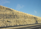  The Wall as seen from the bus on the way to Nazareth