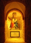  An altar depicting Jesus meeting his mother, Station IV of the Cross, Old City, Jerusalem