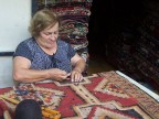  Weaving a rug in Tel Aviv