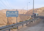  Dropping below sea level on the way to the Dead Sea