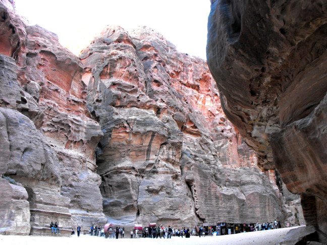  Returning in the afternoon to the treasury area, Petra