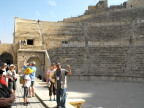  Guide Hazim shows us the Roman ampitheater, Amman