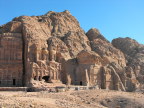  The western end of the Tombs of the Kings, Petra