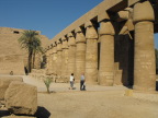  The entry courtyard to Karnak Temple