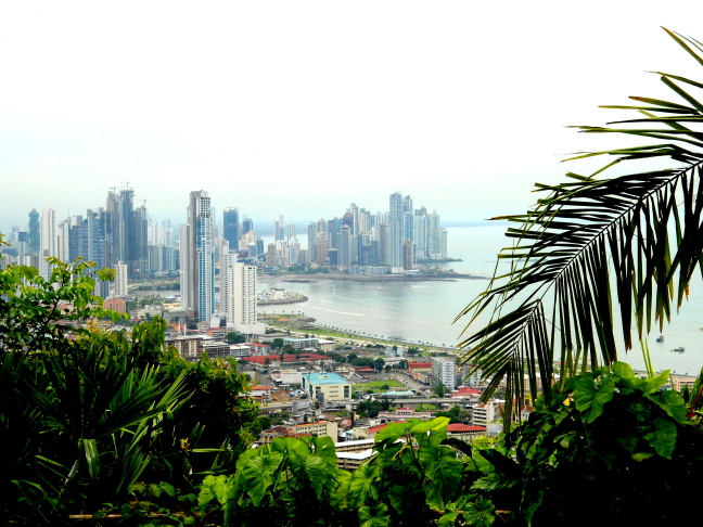  Panama City and Pacific shoreline viewed from Ancon Hill
