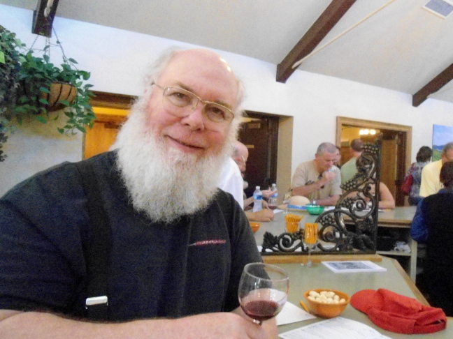  Fred tasting the estate wine at Biltmore