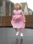  Groovin' on the trampo, Lindsay age 3