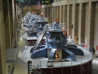  The eight generators on the west side of Hoover Dam (Eight more on the East)
