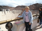  Susan overlooking Hoover Dam