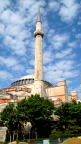  One minaret of Hagia Sophia, Istanbul