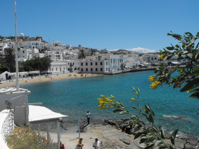  Incredible Mediterranean blue, Mykonos Harbor