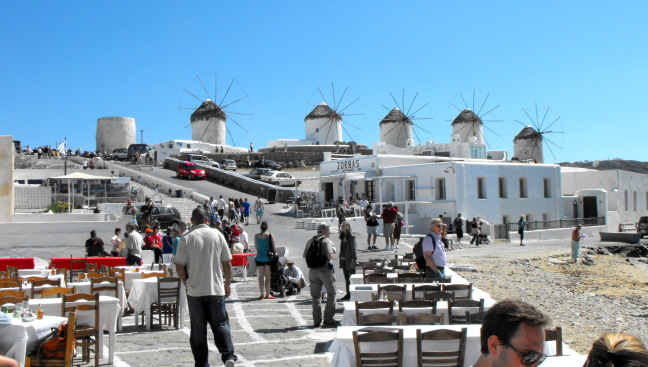  The windmills of Mykonos