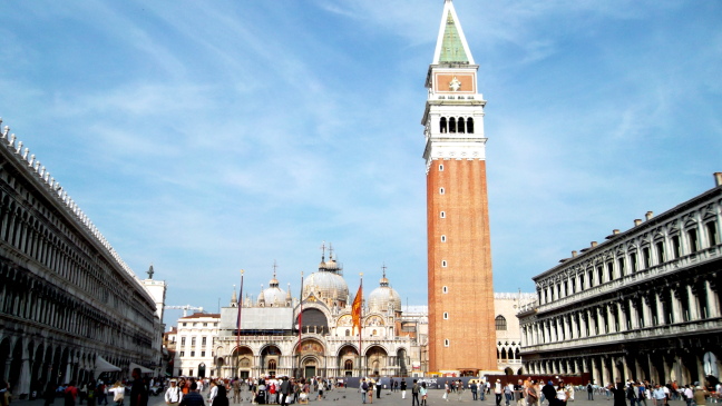  Basilica San Marco and the Campanile, Piazza San Marco, Venice