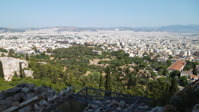  The agora (marketplace) looking north from the Acropolis, Athens