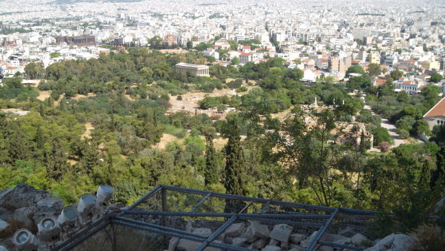  The agora (marketplace) as seen from the Acropolis, Athens