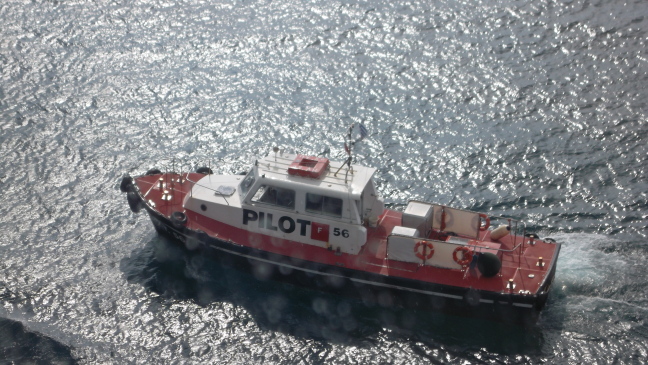  Local pilot boats; required as cruise ships move in or out of port