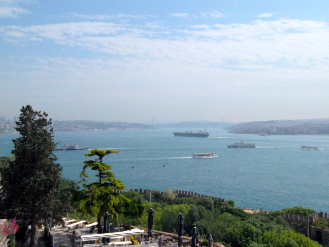  Panorama of the Golden Horn from patio of the Topkapi Palace, Istanbul