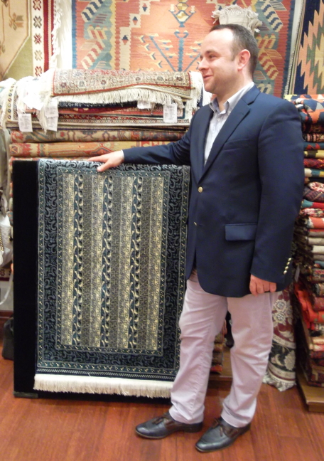  The rug merchant makes his pitch in Istanbul. Hand-knotted carpets take years of labor.