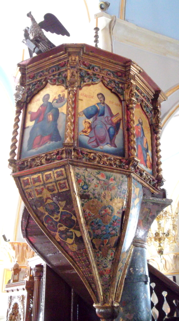  Pulpit in Monastery of Panagia Tourliani, Mykonos