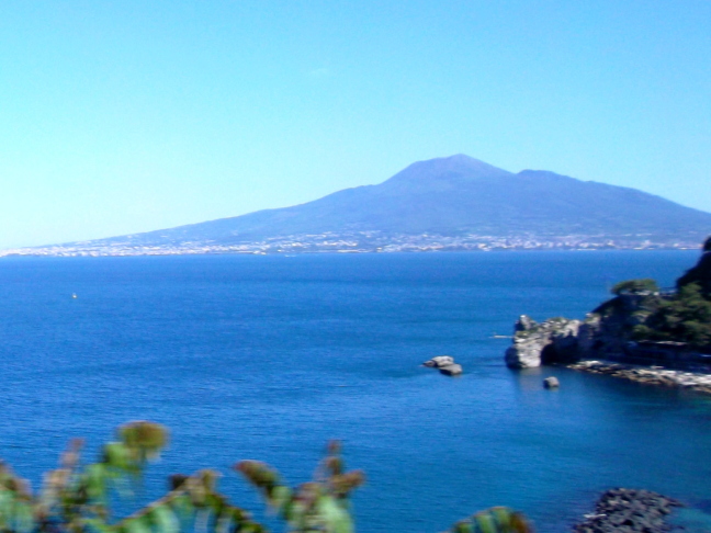  Mt. Vesuvius and Bay of Naples, from Sorrento