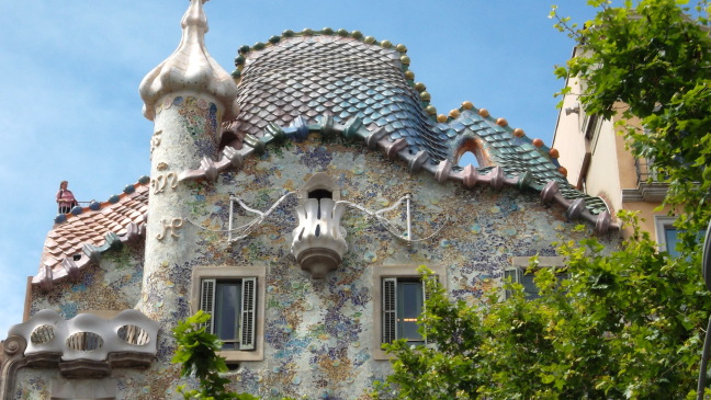  Gaudi "modernist" house in Barcelona