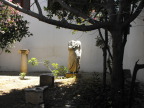  In the garden of the Mykonos museum