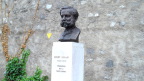  This bust of the founder of the International Red Cross ("Croix Rouge") graces the former site of public hangings in Geneva
