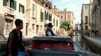  Porters transporting us and our luggage to our B&B in Venice. The only taxis in Venice are water taxis.