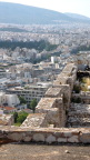  Ancient Acropolis wall, Athens. Every city had an acropolis, the last inner set of defenses on a hilltop.
