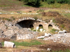  Remains of the old Roman aqueduct in Ephesus