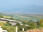  View of Turkish farms on old seabed;  Ephesus was an active port before the river silted up