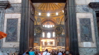  Entering Hagia Sophia; first a cathedral, then a mosque, now a museum
