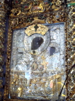  Gilded icon of the Madonna and Child, monstery chapel