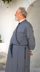  Monk at Monastery of Panagia Tourliani, Mykonos