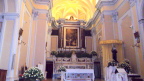  St. Francis church in Sorrento, decorated for a wedding