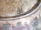  Some of the remaining wall and ceiling decorations in Pompei