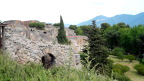 City wall and gardens as we leave Pompei
