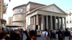 The pantheon, now a Christian church; walls six meters thick to hold the weight of the dome
