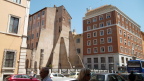  Old homes and churches stand cheek-by-jowl with newer buildings in Rome
