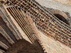  Bricks formed decorative motifs throughout the Colosseum