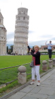  Two  photographers, one trick; holding up the tower of Pisa