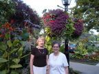  Kerry and Susan after dinner at Zees, walking to the Shaw Festival theatre