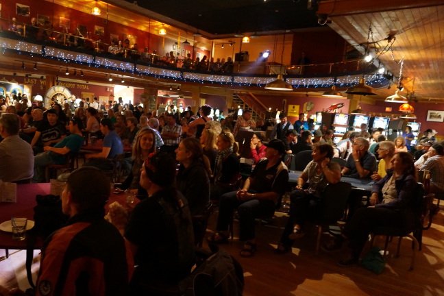  The crowd at Diamond Tooth Gerties, Dawson, Yukon