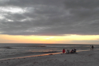  Taking the beach at sunset, Sanibel FL
