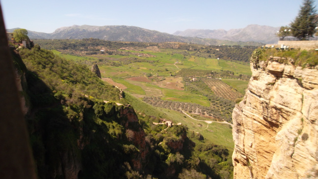  View of countryside from bridge in La Ronda